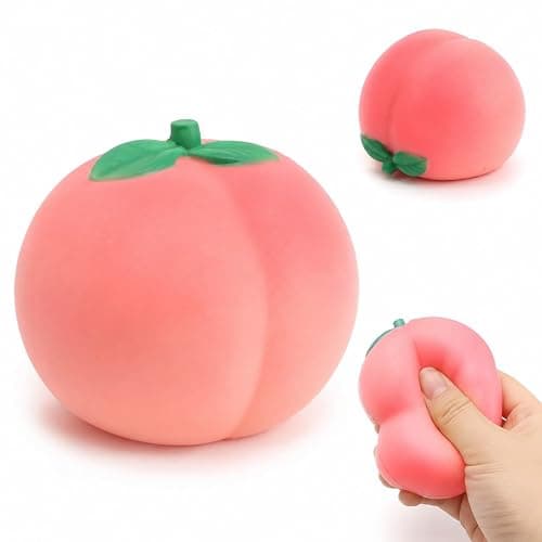 Crunchy Squishy (Crunchy Pink Peach) | Durable Portable Slow Rebound Calming Tool for Kids Adults - Image 1