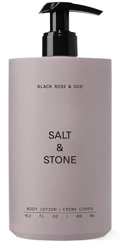 Salt & Stone Body Lotion for Women & Men | Black Rose & Oud | Hydrates, Nourishes & Softens Skin | Restores Dry Skin | Fast-Absorbing | Cruelty-Free & Vegan | 15.2 fl oz - Image 1