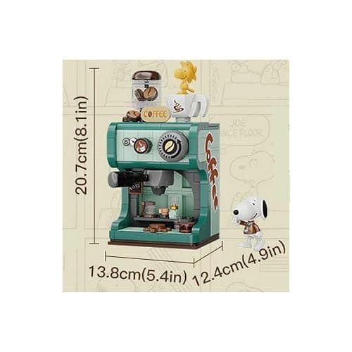 PAN TASY Set Construction Figurine Peanuts Coffee Maker (86914) thumbnail 3