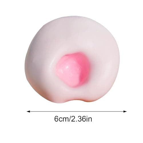 Stress Relief Sand Glutinous Balls, Mini Stress Balls Squishy Fidget Toys, Shapeable Vacuum S-tress Ball for Kids & Adults, Fun Slow Rising Squeeze Sand Stressball Sensory Reliever Pinch Toy thumbnail 2