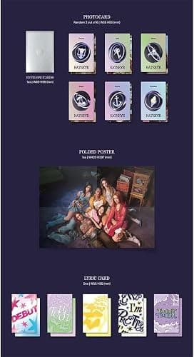 KATSEYE - 1st EP Album SIS SOFT IS STRONG (STRONG Ver) - Purple - 180mm x 250mm - K-pop Album Bundle thumbnail 4
