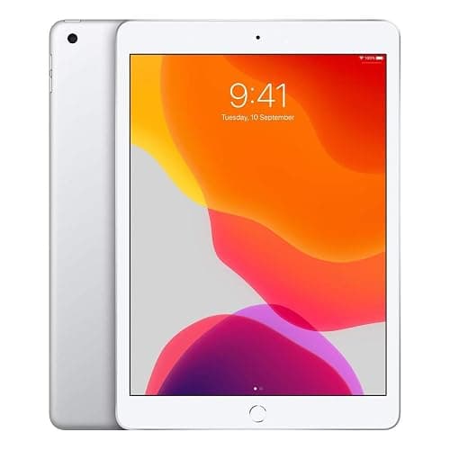 Apple iPad 10.2'' (Late 2019) 128GB, WiFi Only - Silver (Renewed) - Image 1