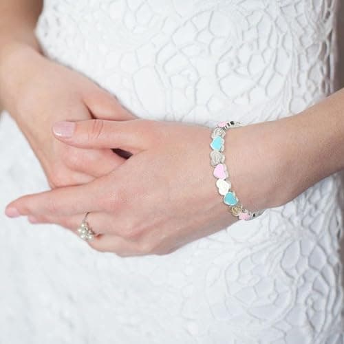 ⭐️HFLWYWD Cute Love Heart Gold Plating Staiess Steel Lucky Cuff Bangles,Heart Bracelets For Women Grils,Ttanh Wedding Party Charm Bangles Jewelry Gift thumbnail 7
