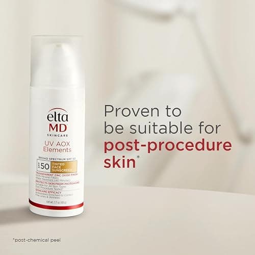 EltaMD UV AOX Elements Tinted Mineral Face Sunscreen Lotion, Tinted Moisturizer for Face SPF 50 with Antioxidants, For Dry Sensitive Skin 1.7 oz Pump thumbnail 6