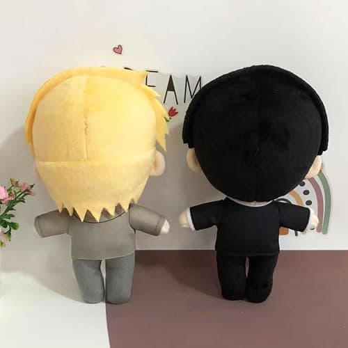 2pcs Mob Plush Kageyama Shigeo and Reigen Arataka Plush Figure, 20cm Anime Plushies Mob Stuffed Doll Mini Hug Pillow Nap Pillow Cushion Sofa Decoration thumbnail 7