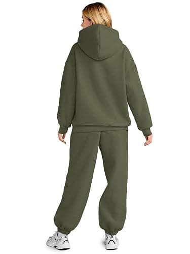 AUTOMET Womens 2 Piece Outfits Lounge Hoodie Sweatsuit Sets Plus Size Fall Fashion Clothes Airport Travel Pants Tracksuits thumbnail 3