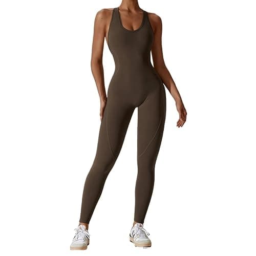 Combinaison de yoga KM - Combinaison de fitness - Vêtements de sport pour femme - Tenue de sport push-up - Image 1