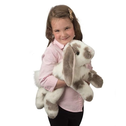 Douglas Ramsey Gray Spotted Bunny Rabbit Plush Stuffed Animal thumbnail 4