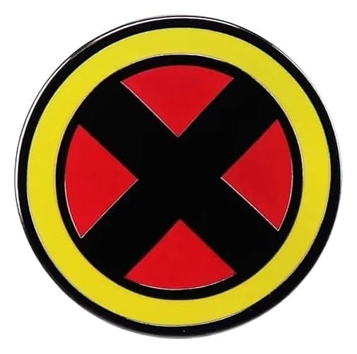 Xmen Classic Logo 1.2 Inches Tall Metal Enamel Pin - Image 1