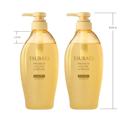 Limited Edition Tsubaki Premium Repair Shampoo and Conditioner Set Bundle with Hair Serum (10ml), Paraben Free, Camellia Scent thumbnail 6