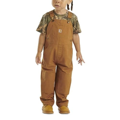Carhartt Kid's CM8609 Loose Fit Canvas Bib Overall - Boys - Image 1