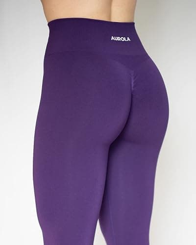 AUROLA Workout Leggings for Women Seamless Scrunch Tights Tummy Control Gym Fitness Girl Sport Active Yoga Pants thumbnail 6