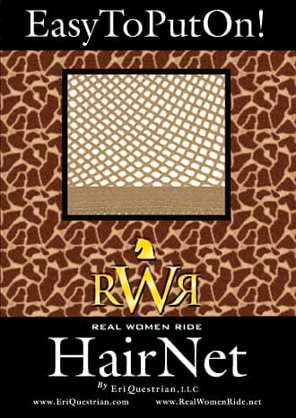 RWR Real Women Ride Equestrian Hair Net (Light Brown) - Image 1