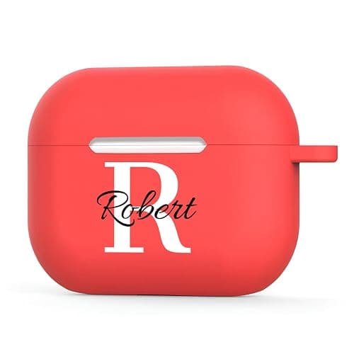 Custom Personalized Name/Text for AirPods 4 Case Cover 2024,Soft TPU Protective Case for Apple AirPod 4th Generation Cases with Keychain (Airpods 4 case) thumbnail 6