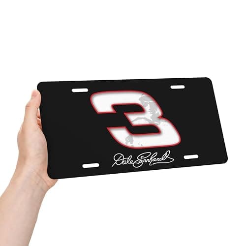 Dale Earnhardt Sr #3 License Plate Personalise Metal Car Plates Front License Plate Funny Decorative 6x12in thumbnail 5