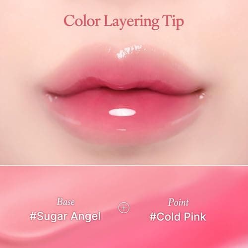dasique Juicy Dewy Glow | Tint #17 Sugar Angel 0.19 oz | Long Lasting | Lip Stain | lip tint | glossy lip | korean makeup thumbnail 8