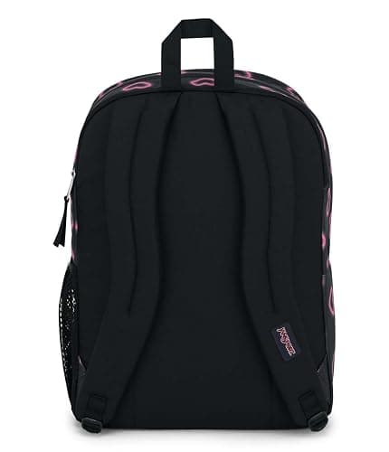 JanSport Laptop Backpack - Computer Bag with 2 Compartments, Ergonomic Shoulder Straps, 15” Laptop Sleeve, Haul Handle - Happy Hearts Black thumbnail 7