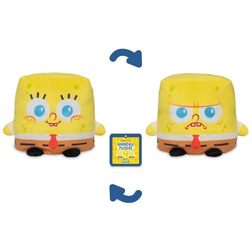 Teeturtle Spongebob Squarepants Reversible 5" Plushie - Cute Kawaii Soft Stuffed Animal thumbnail 4