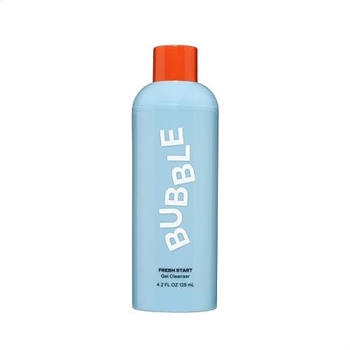 Bubble Skincare Fresh Start Gel Cleanser - Gentle Exfoliating Face Wash for Oily Skin - Formulated with Aloe Vera Juice + Caffeine to Protect and Soothe Complexion (125ml) - 4.2 Fl Oz (Pack of 1)