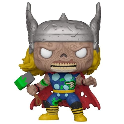 Funko POP Marvel Zombies #787 - Thor Zombie - Glow in The Dark Special Edition Figure 55646 - Marvel Figure thumbnail 4