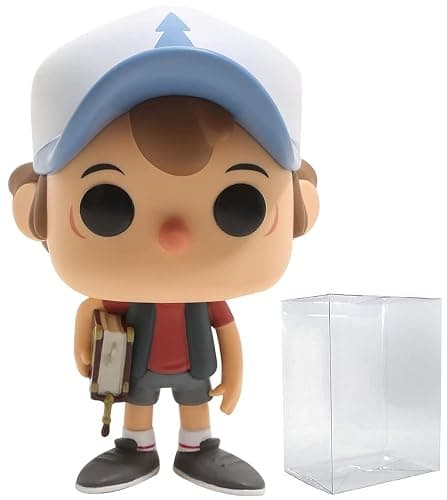POP Disney: Gravity Falls - Dipper Pines Funko Vinyl Figure (Bundled with Compatible Box Protector Case), Multicolored, 3.75 inches thumbnail 2