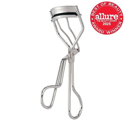 Tweezerman Classic Eyelash Curler with Refill Pads - Makeup Eyelash Tool for all Eye Shapes thumbnail 2