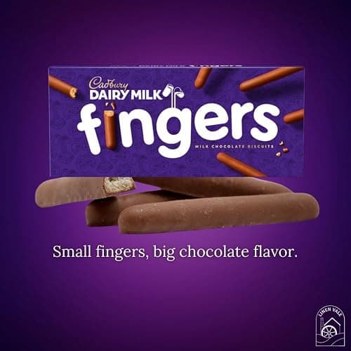 Dairy Milk Fingers Covered with Milk Chocolate - Pack of 3, 114g thumbnail 3
