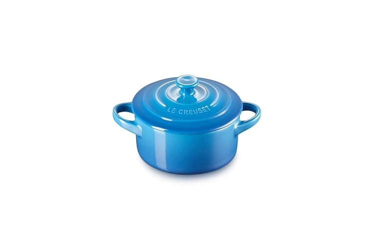 Le Creuset Stoneware Mini Round Cocotte, 8 oz., Marseille - Image 1