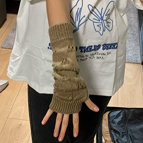 Fairy Grunge Accessories: Ripped & Crochet Gloves - Grunge Aesthetic thumbnail 7