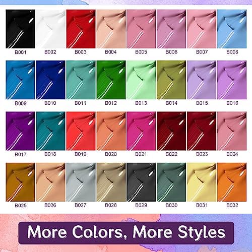 JODSONE 36 Pieces Gel Nail Polish Set U V Light Nail Drill Beginner Set Glossy Surface Easy To Apply Matte Texture All-In-One Manicure Kit…… thumbnail 4
