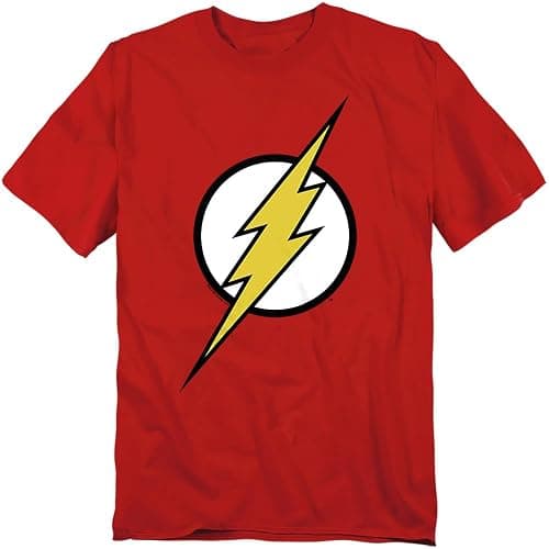Popfunk The Flash Lightning Bolt Logo T Shirt Red - Image 1