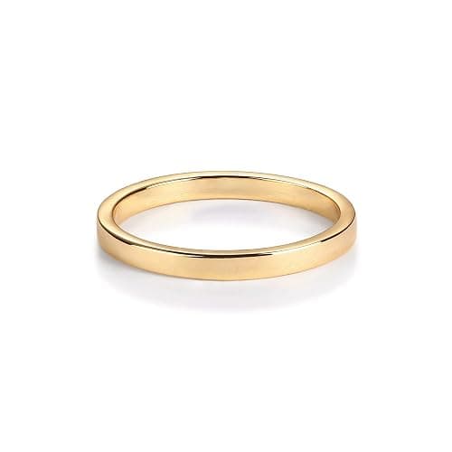 PAVOI 14K Gold Plated Twist Stacking Ring | Bands for Women thumbnail 3