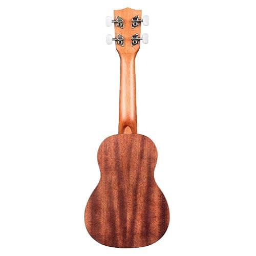 Kala KA-15S Ukulele Satin Mahogany Soprano Bundle with a Ukulele Tote Bag, Tuner, and Lumintrail Polishing Cloth thumbnail 5