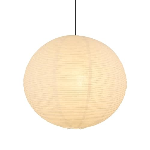 White Paper Lamp Shade, 12''x12'' Small Chinses Paper Lantern Pendant Light Shade,Round Lanpshade Home Decor Ceiling Lampshade, Foldable Lampshade - Image 1
