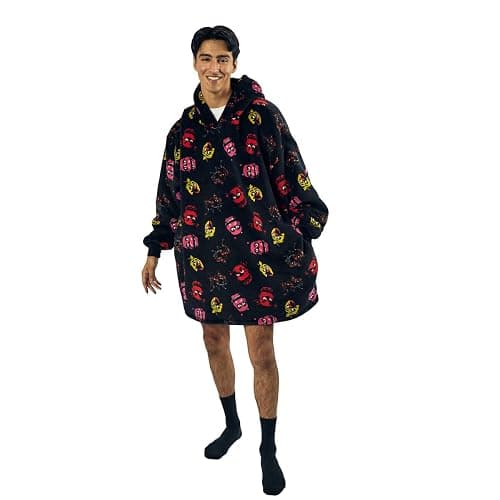 Five Nights At Freddy's Neon Character Heads Oversized Wearbable Hooded Blanket-OSFA thumbnail 7