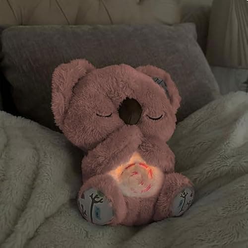 Anxiety Stuffed Animal - Relief Koala Bear for Adults & Kids, Soothing Plush with Breathing Motion, Calming Sleep Buddy, Music & Lights(Battery-Free) thumbnail 2