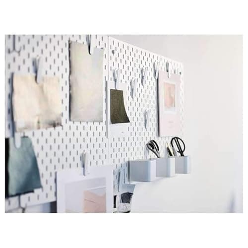 Ikea Pegboard Accessories (Clip) - Pack of 2, White, 0.5 Quart, IKEAOPC6J127 thumbnail 4