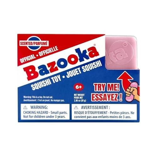 Bazooka Scented Squishi Toy, 2 Pack – Official Bubblegum Squishy Stress Toy, Soft Slow-Rise Fidget Toy by Incredible Novelties thumbnail 4