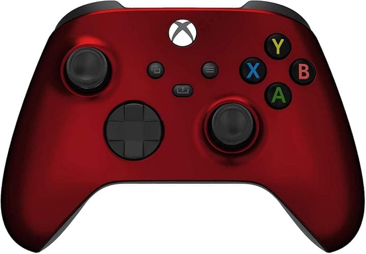 Custom Controllerzz Wireless Controller for Microsoft Xbox Series X/S & Xbox One - Custom Soft Touch Feel - Custom Xbox Series X/S Controller (X/S Red) - Image 1