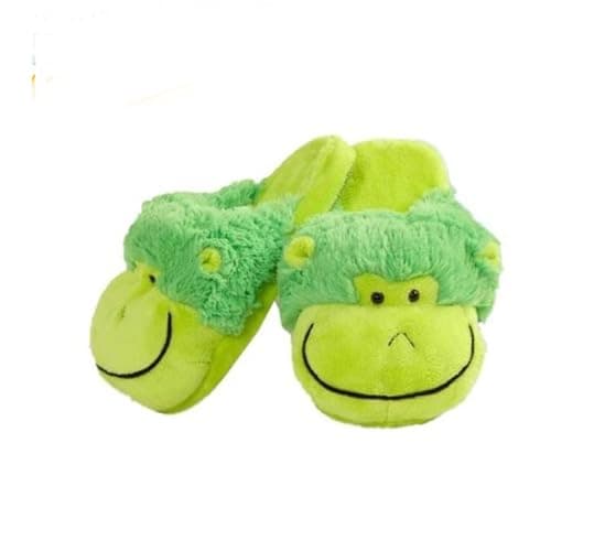 Pillow Pets My Neon Monkey Slippers - Image 1