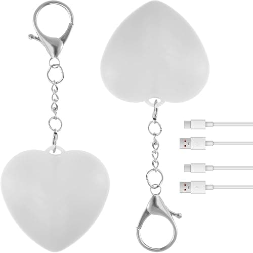 Love Wallet Tote Bag Touch Sensing Light – Luce da borsetta a forma di cuore attivata al tocco, mini lampada ricaricabile a LED con sensore di movimento per borse, portafogli e regali per donne (2 - Image 1