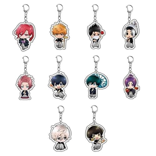 SodaMeow Anime Keychain Set Acrylic Keychain Bag Accessory Kawaii Anime - Image 1