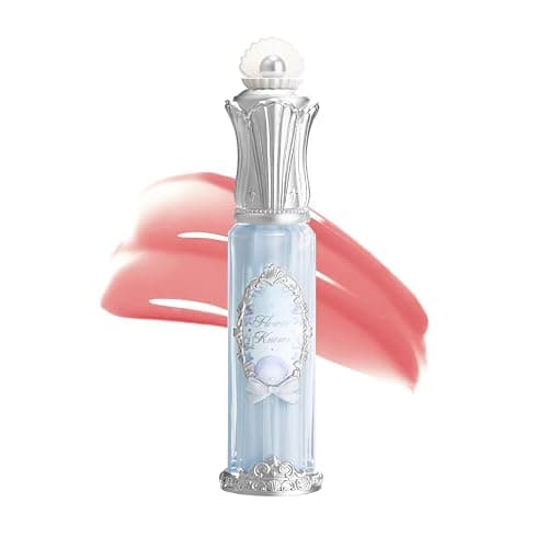 Flower Knows Shell's Jewel Nourishing Lip Glaze,Hydrating Lip Gloss with Hyaluronic,Moisturizing Plumping Oil,Non-Sticky Formula,0.16 fl.oz(P05 Shell Heart) - Image 1