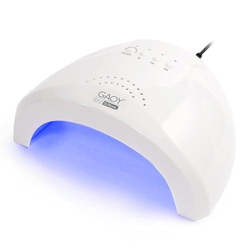 GAOY Fast Curing Lamp Professional Salon-Graded UV LED Curing Light with Powerful 30 LED Beads and Automatic Infrared Sensor 3 Timers for Gel Nail Polish Acrylic Gel Nail Dryer - Image 1