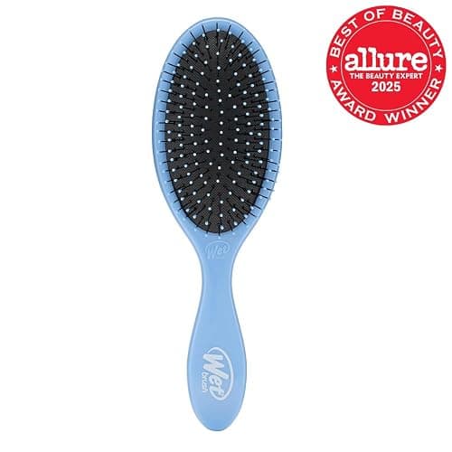 Wet Brush Detangling Brush, Original Detangler Brush (Sky) - Wet & Dry Tangle-Free Hair Brush for Women & Men - No Tangle Soft & Flexible Bristles for Straight, Curly, & Thick Hair thumbnail 2