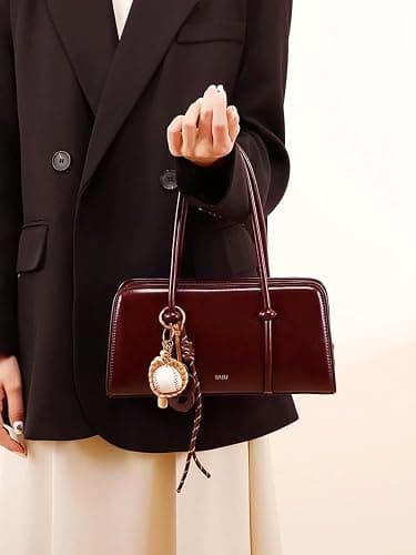 Women's shoulder bag, spacious multi pocket bag, women's crossbody bag, fashionable handbag, top handle, shoulder bag thumbnail 2