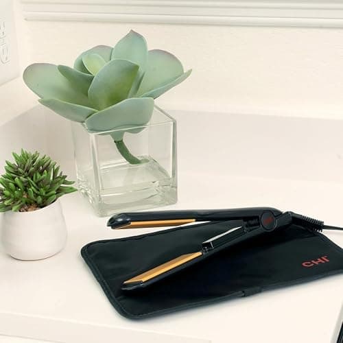 CHI Classic Tourmaline Ceramic 1.5″ Hairstyling Iron, Wide Plate Hair Straightener & Curling Tool for Smooth, Shiny, Frizz‑Free Hair, Adjustable Temperature, For All Hair Types, Professional Hair Tool thumbnail 3