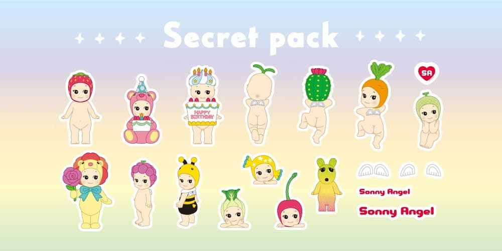 SONNY ANGEL Sticker pack series 2 - box of 20 stickers thumbnail 7