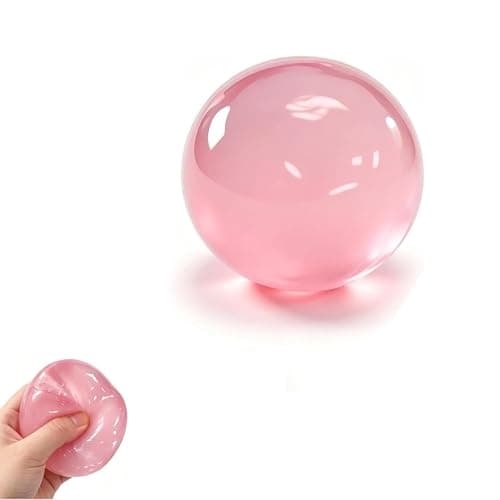 Coconut Oil Squishy,2026 New Coconut Oil Stress Ball, Handmade Slow Rising Fidget Squeeze Toy for Stress Relief, Squeeze the Stress Away (Pink) - Image 1