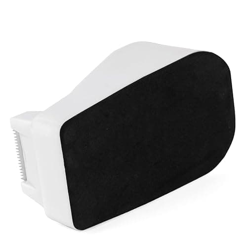 Desktop Tape Dispenser White with Weighted Nonskid Base - Includes 6 Rolls of Transparent Tape (0.71 Inch x 1000 inches Each) thumbnail 5